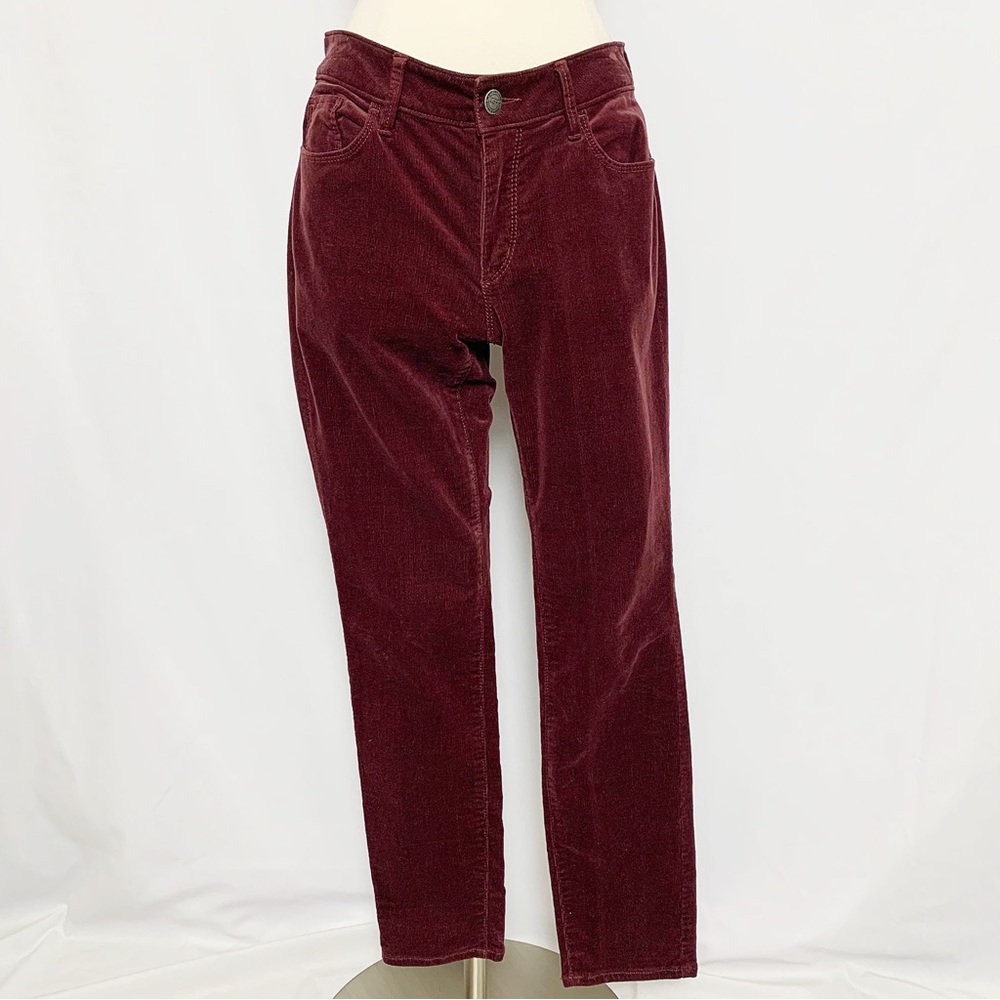 Ann Taylor LOFT Size 28/6 Cotton Curvy Skinny Purple Velvet Jeans